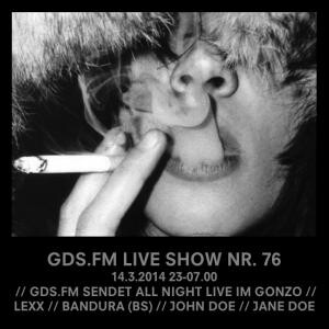 LIVE SHOW NR. 76 JOHN DOE LIVE MIT LEXX UND BANDURA